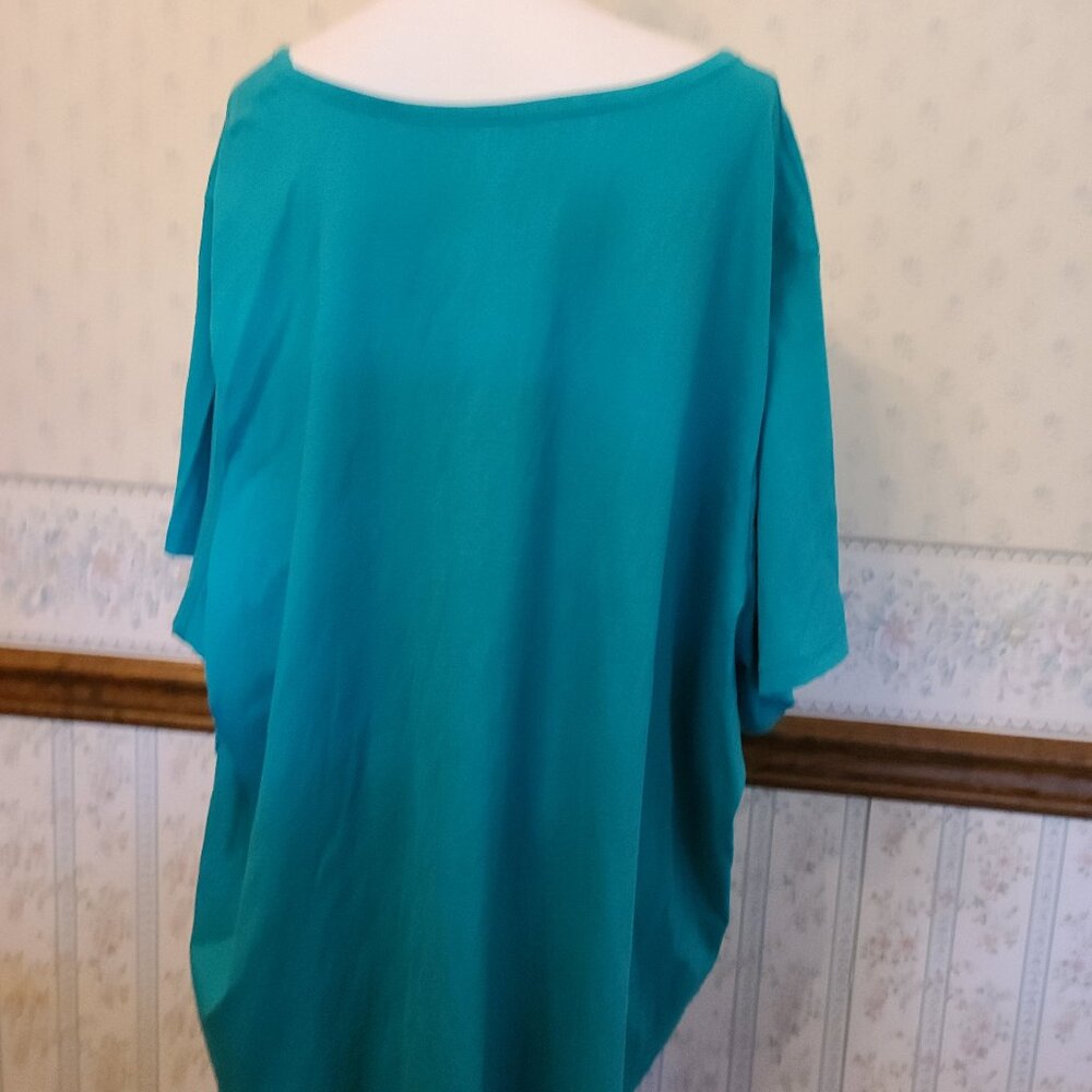 WOMAN WITHIN DREAM CO. SHORT SLEEVE OVERSIZED NIGHT SHIRT (4XL) - Picture 4 of 9